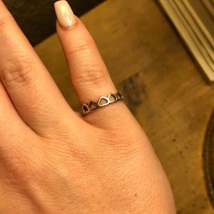 James Avery heart ring size 4-5
